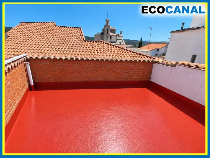 Ejemplo de trabajo de canalones, cubiertas, pérgolas e impermeabilización ejecutado por Cubiertas Ecocanal