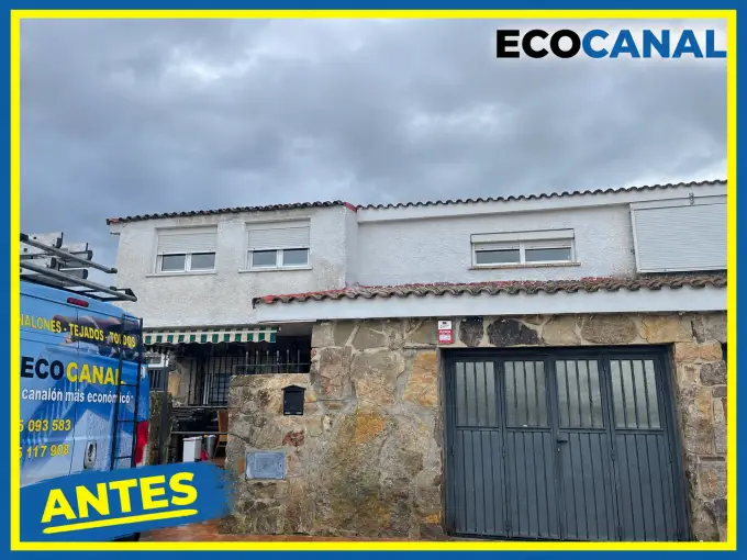 Ejemplo de trabajo de canalones, cubiertas, pérgolas e impermeabilización ejecutado por Cubiertas Ecocanal