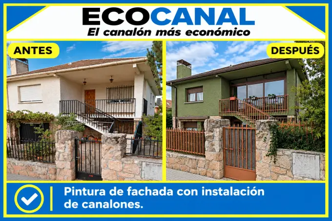 Ejemplo de trabajo de canalones, cubiertas, pérgolas e impermeabilización ejecutado por Cubiertas Ecocanal