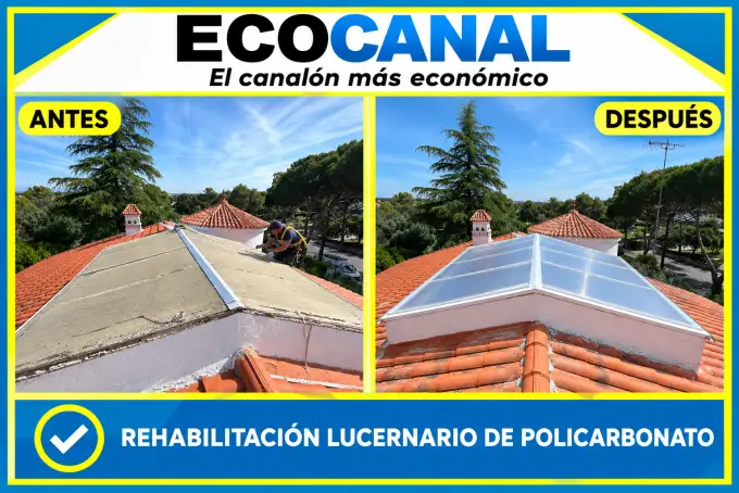 Ejemplo de trabajo de canalones, cubiertas, pérgolas e impermeabilización ejecutado por Cubiertas Ecocanal